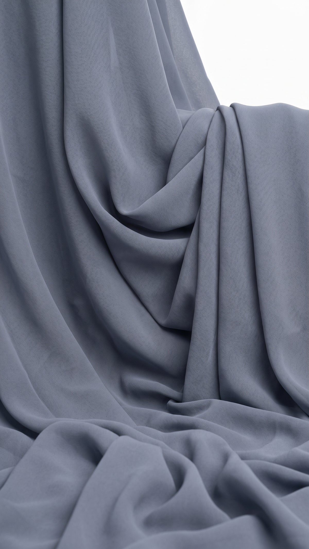 Grey Chiffon Hijab