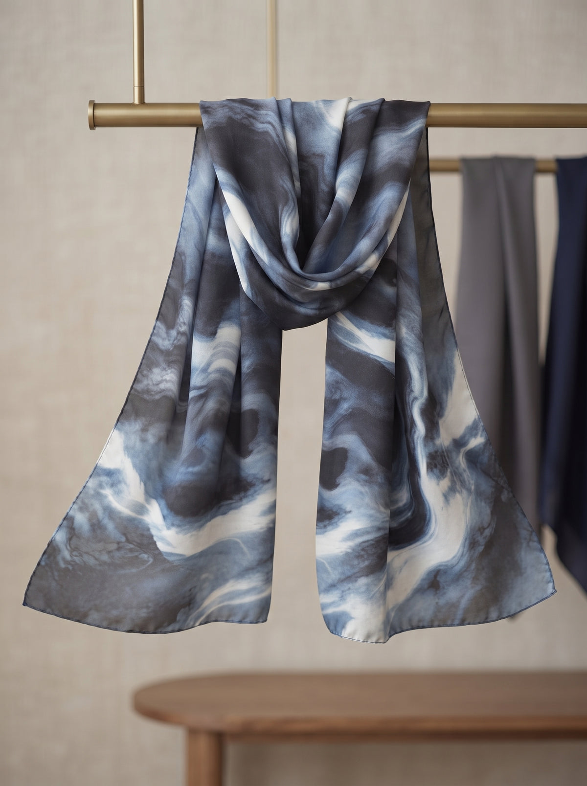 Modal Soft Hijab - Navy Blue
