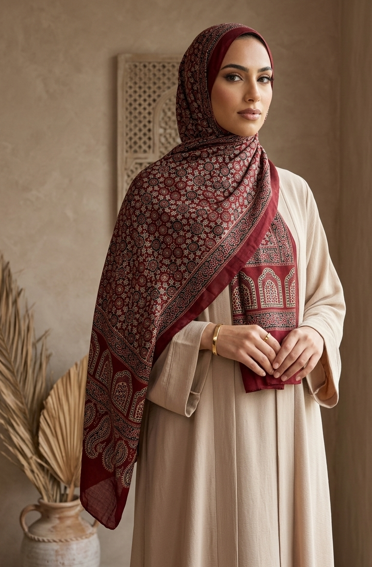 Silk hijaab