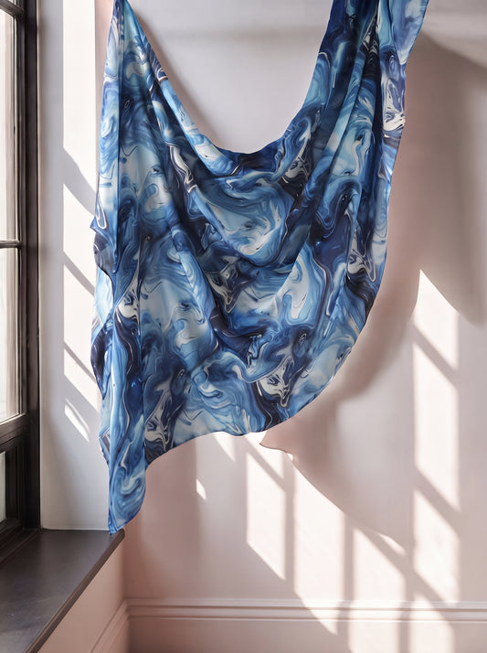Modal Soft Hijab - Sky Blue