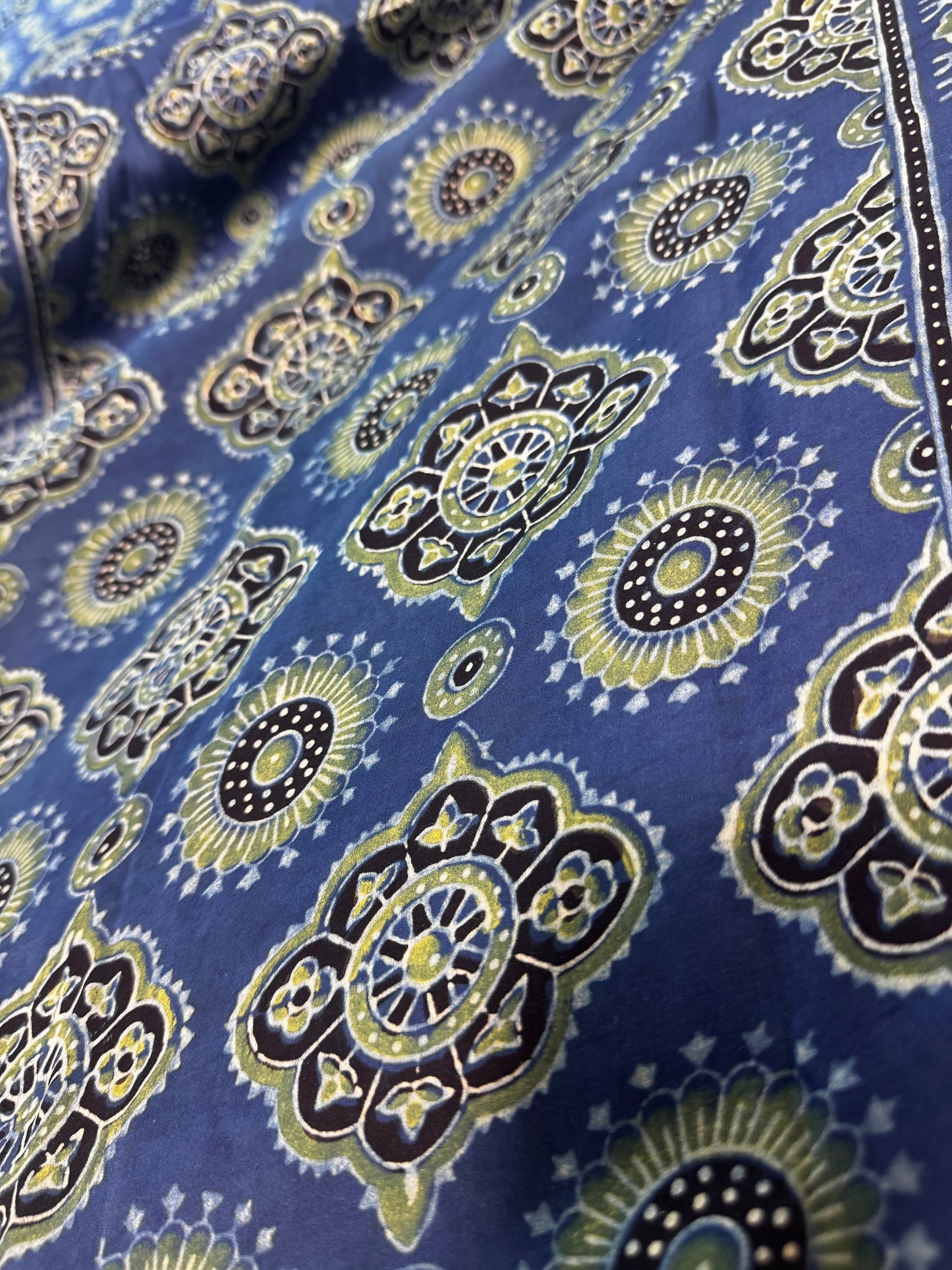 Premium Sapphire Blue Silk Hijab