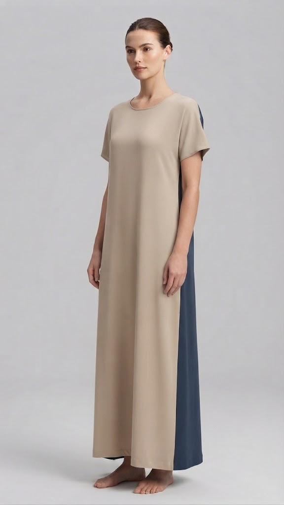 Abaya Inner Slip Dress - Dual tone