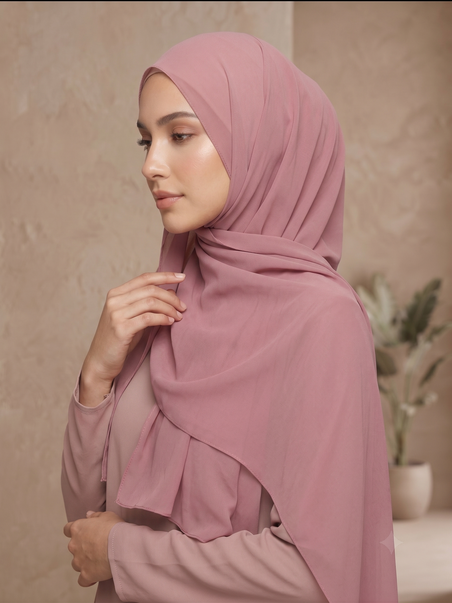 Chiffon Hijab Pink