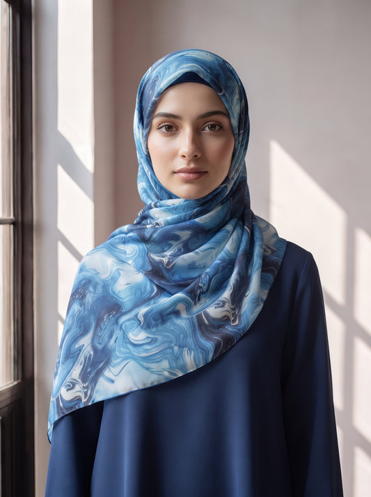 Modal Soft Hijab - Sky Blue