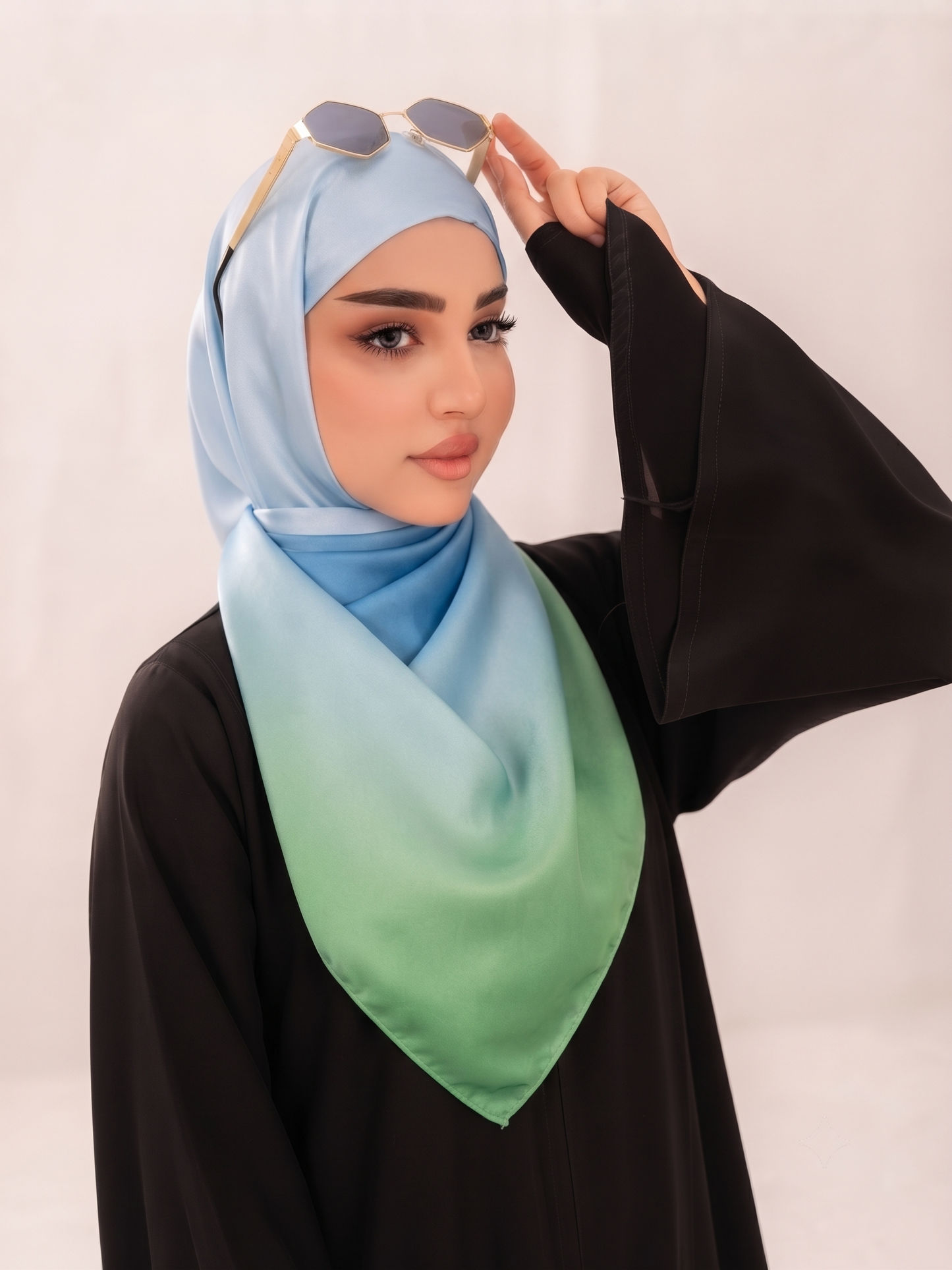 Ethereal Gradient Ombré Silk Hijab