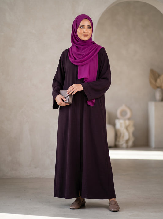 Deep Magenta Chiffon Hijab
