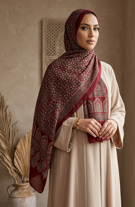 Silk hijaab