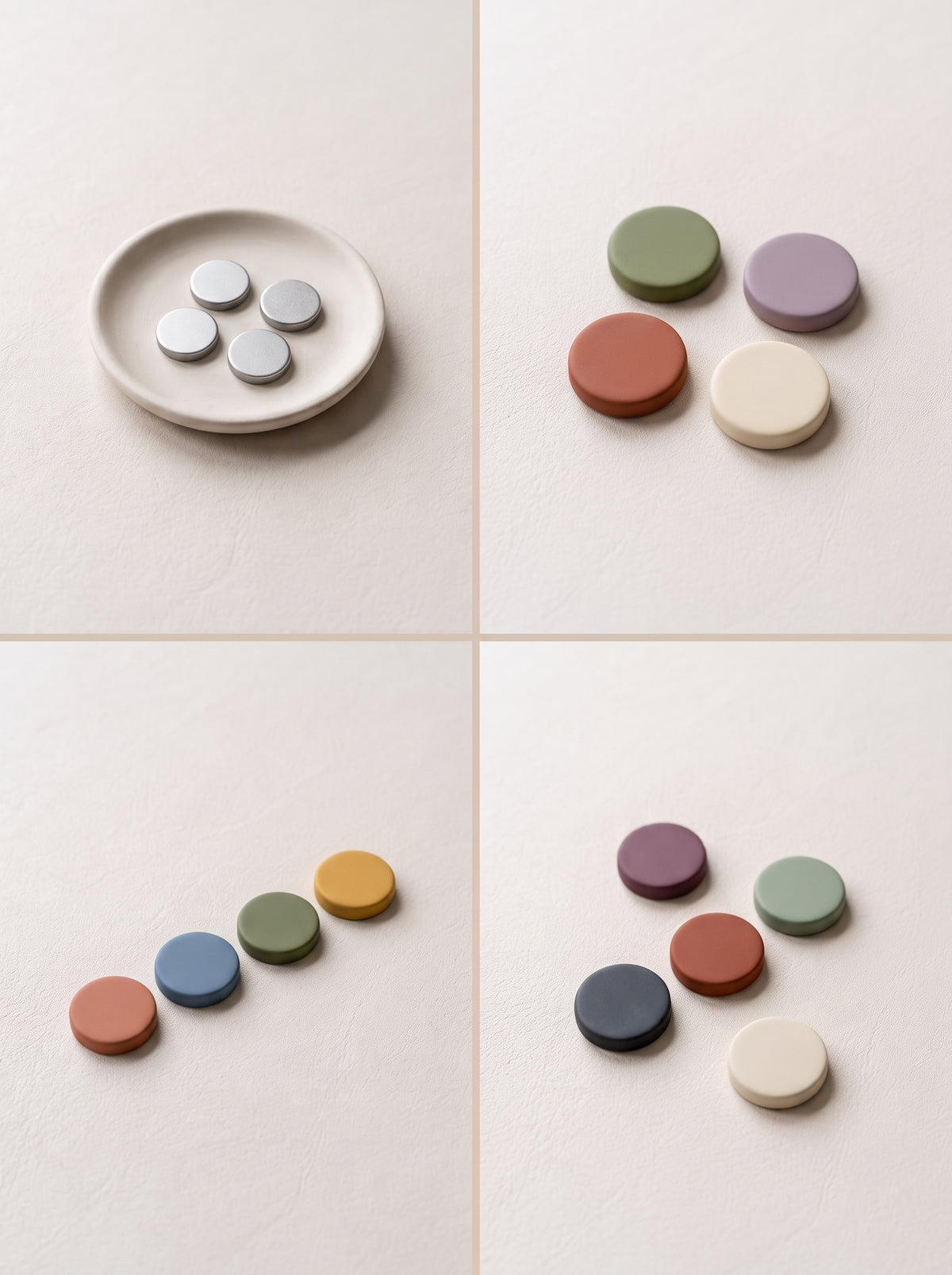 Hijab Magnets - Assorted Matte Finish (Set of 4)