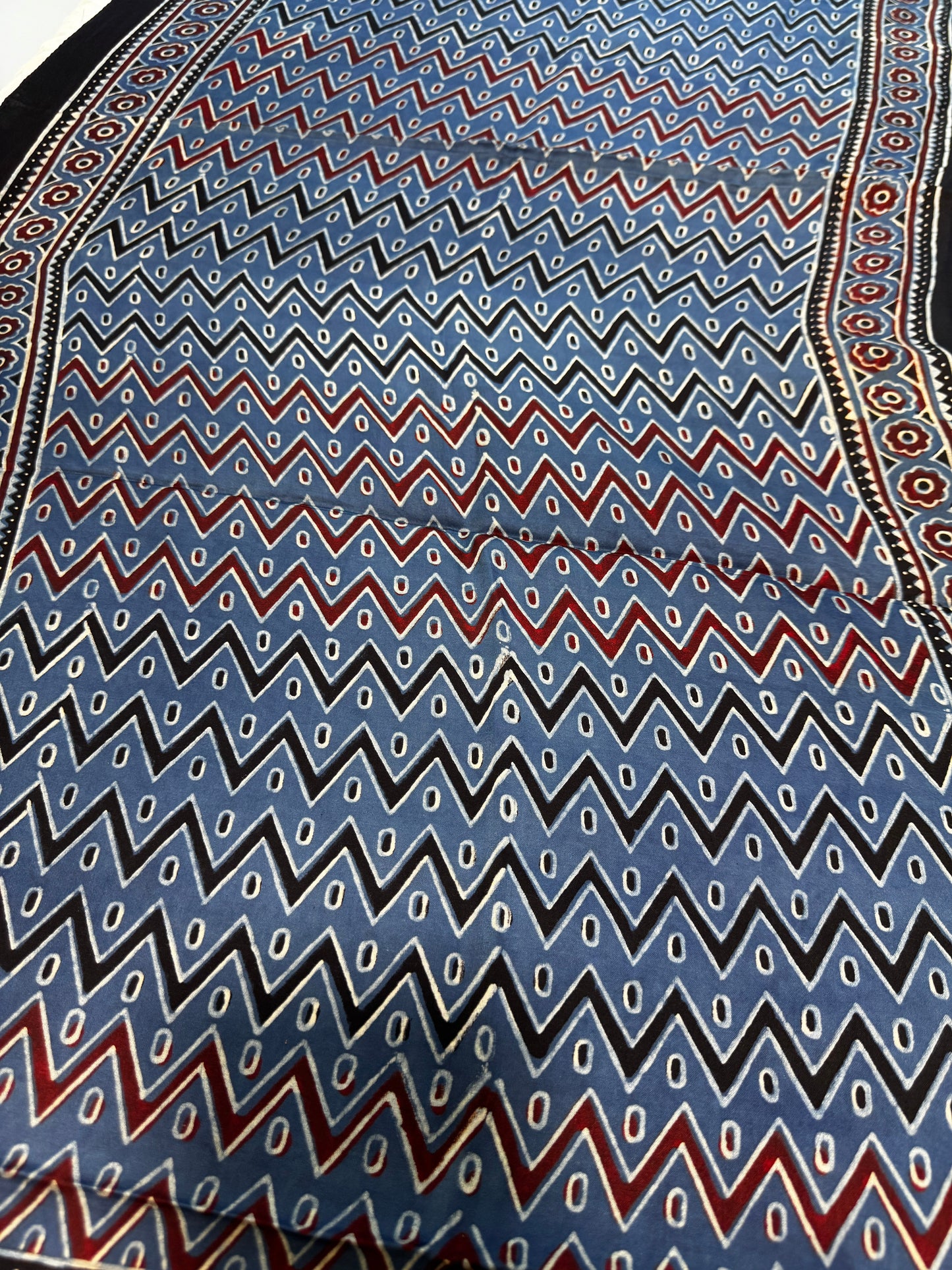 Premium Shipyard Blue Silk Hijab