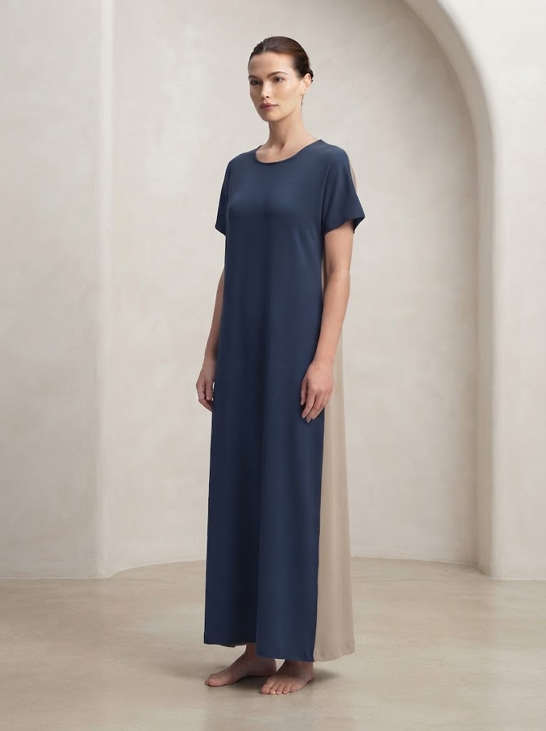 Abaya Inner Slip Dress - Dual tone
