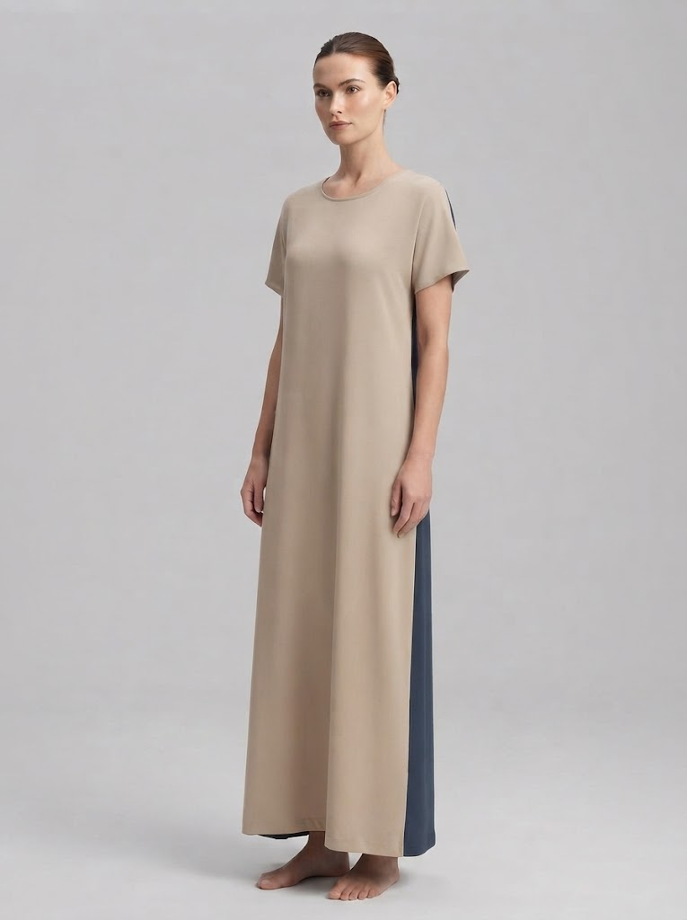 Abaya Inner Slip Dress - Dual tone